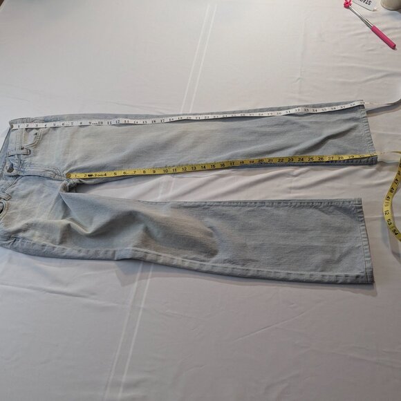 7 For All Mankind Light Wash Boot Cut Jeans Size 27 - Picture 10 of 15